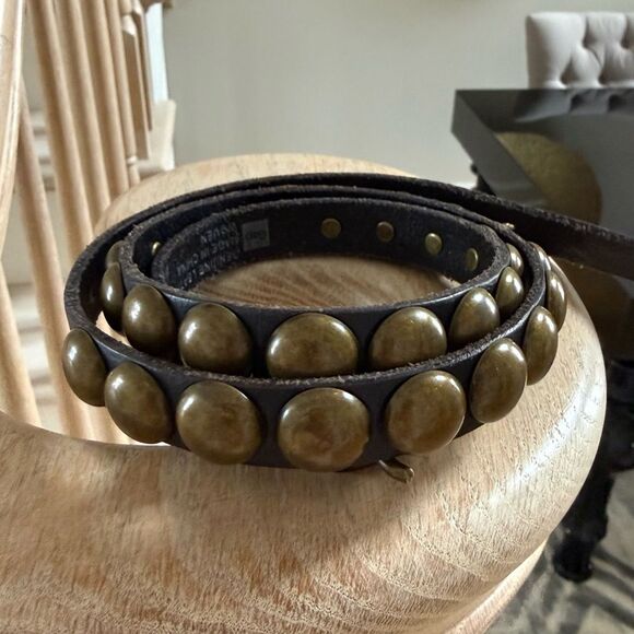 Gap Black Studded Leather Belt Size M main image 7